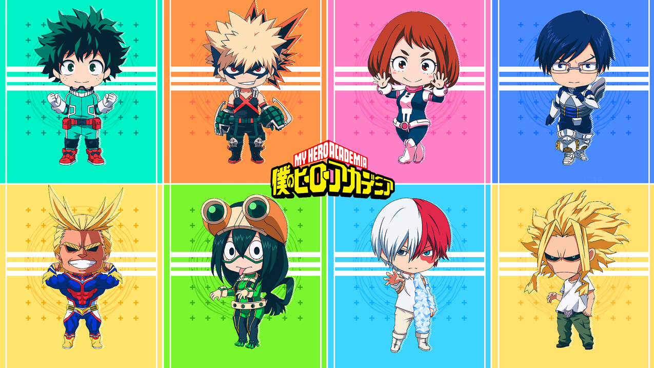 MyHeroAcadamia,superpoderes,chibi