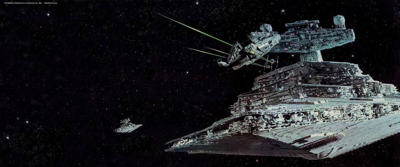 星战,MillenniumFalcon,StarDestroyer