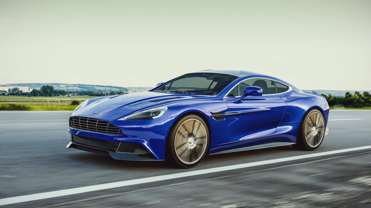 因为,astonmartin,bluecars,astonmartinvanquish