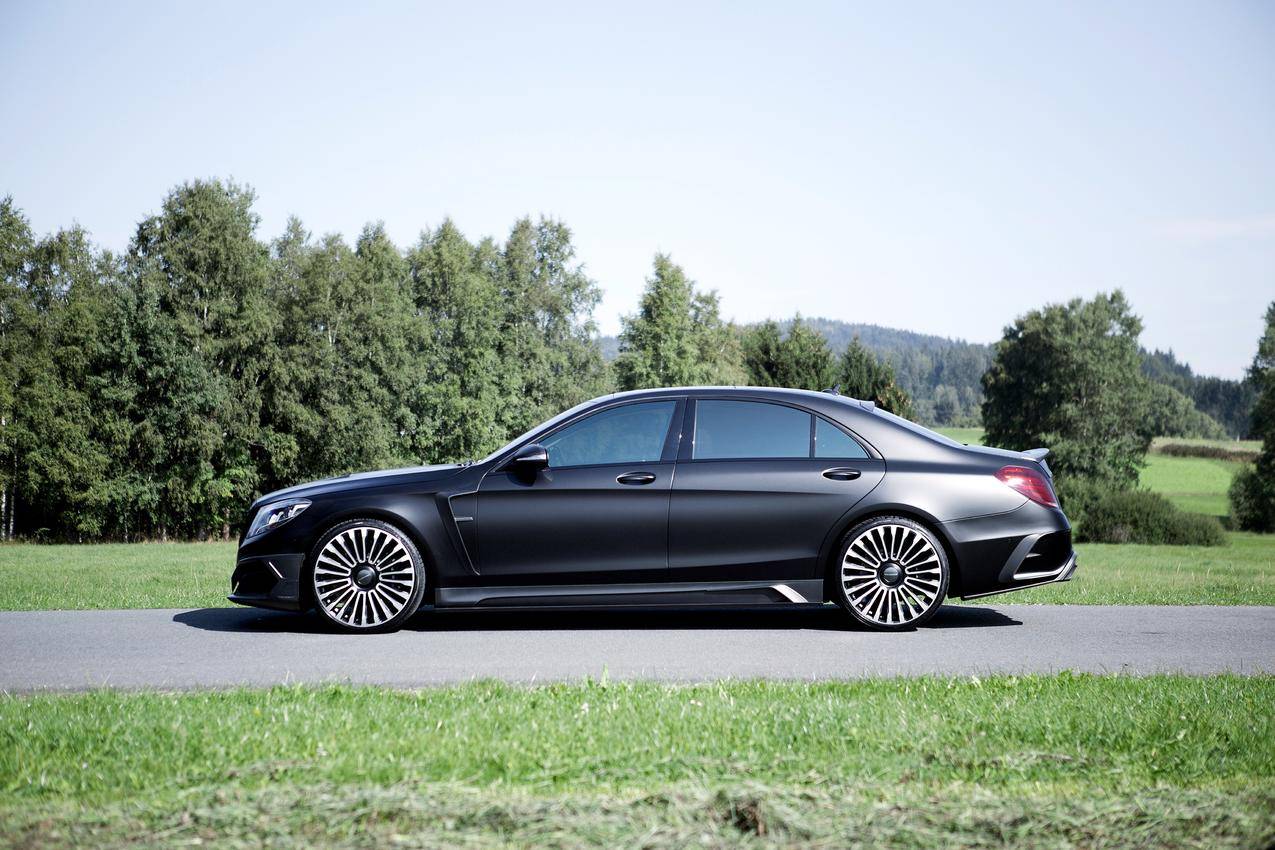 2015,Mansory,梅赛德斯,奔驰,W222,黑色,马赛克,马特黑,马特画,自然,街道,奔驰班