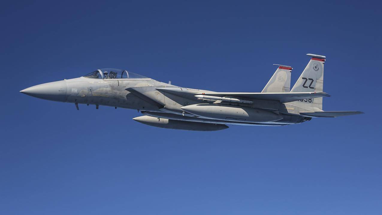车辆,飞机,麦克唐纳道格拉斯15G,AIM-120,AMAMRAM,USAirForce