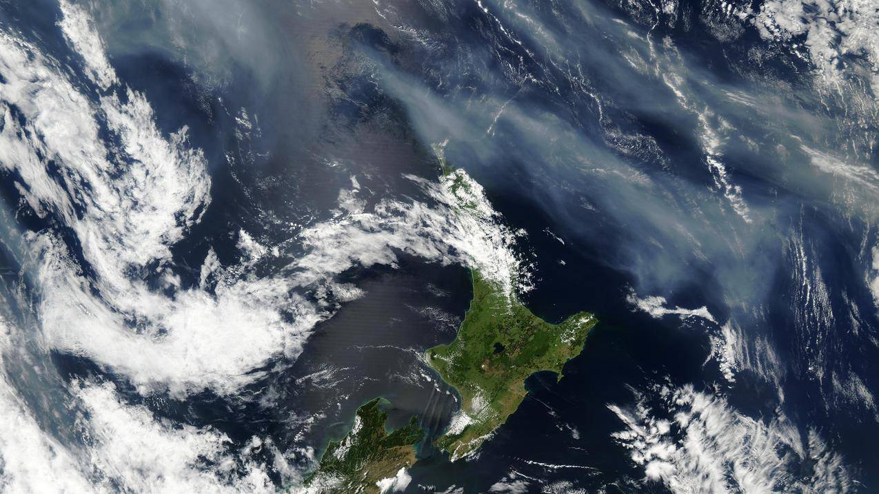 地球,云彩,NewZealand