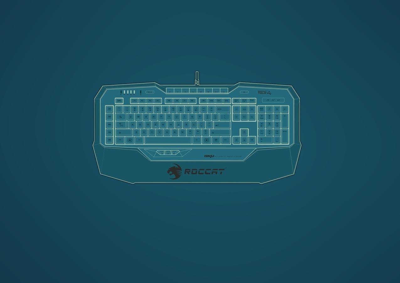 roccat,极简主义,isku,键盘