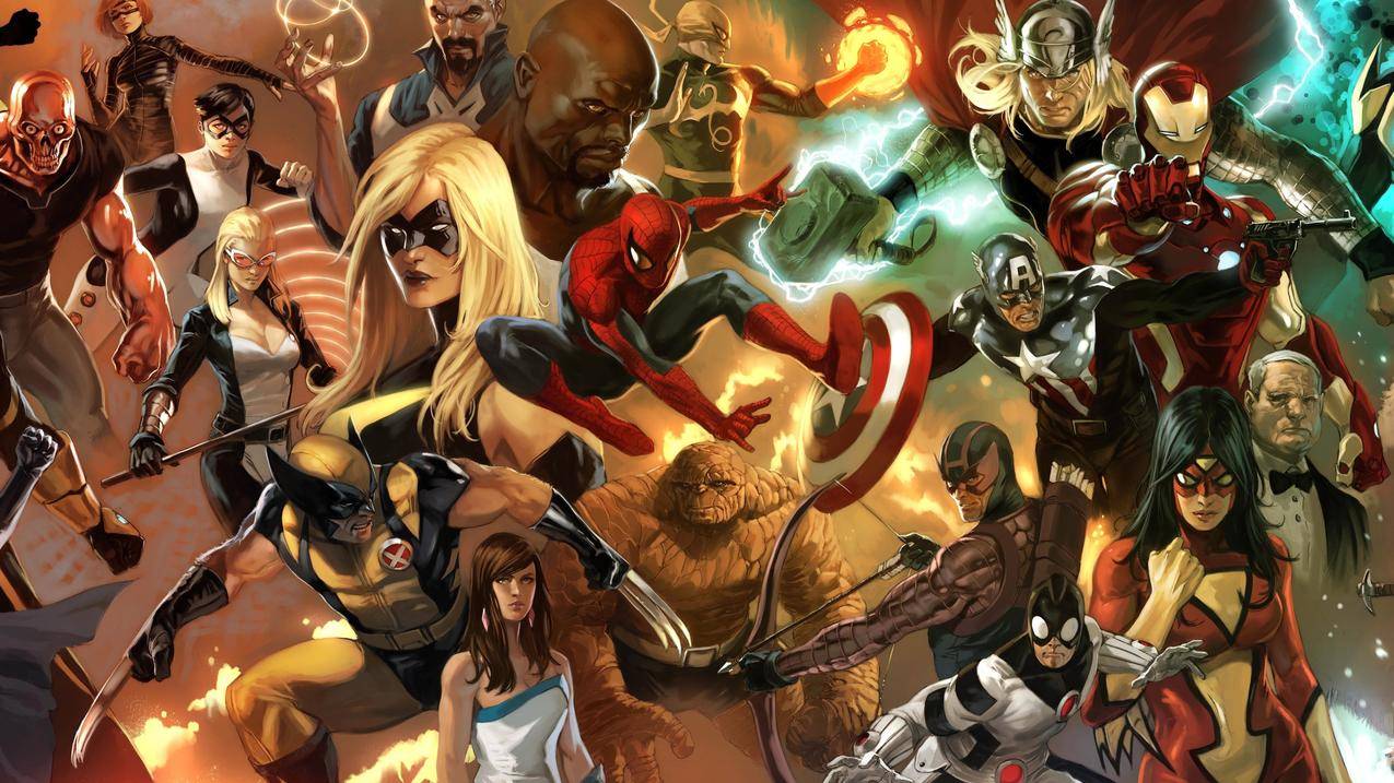 沃略日讷,鹰眼,黑寡妇,LukeCage,Spider,Man,IronMan,索尔,CaptainAmerica,奇迹,蜘蛛女人,MsMarvel,铁腕,东西