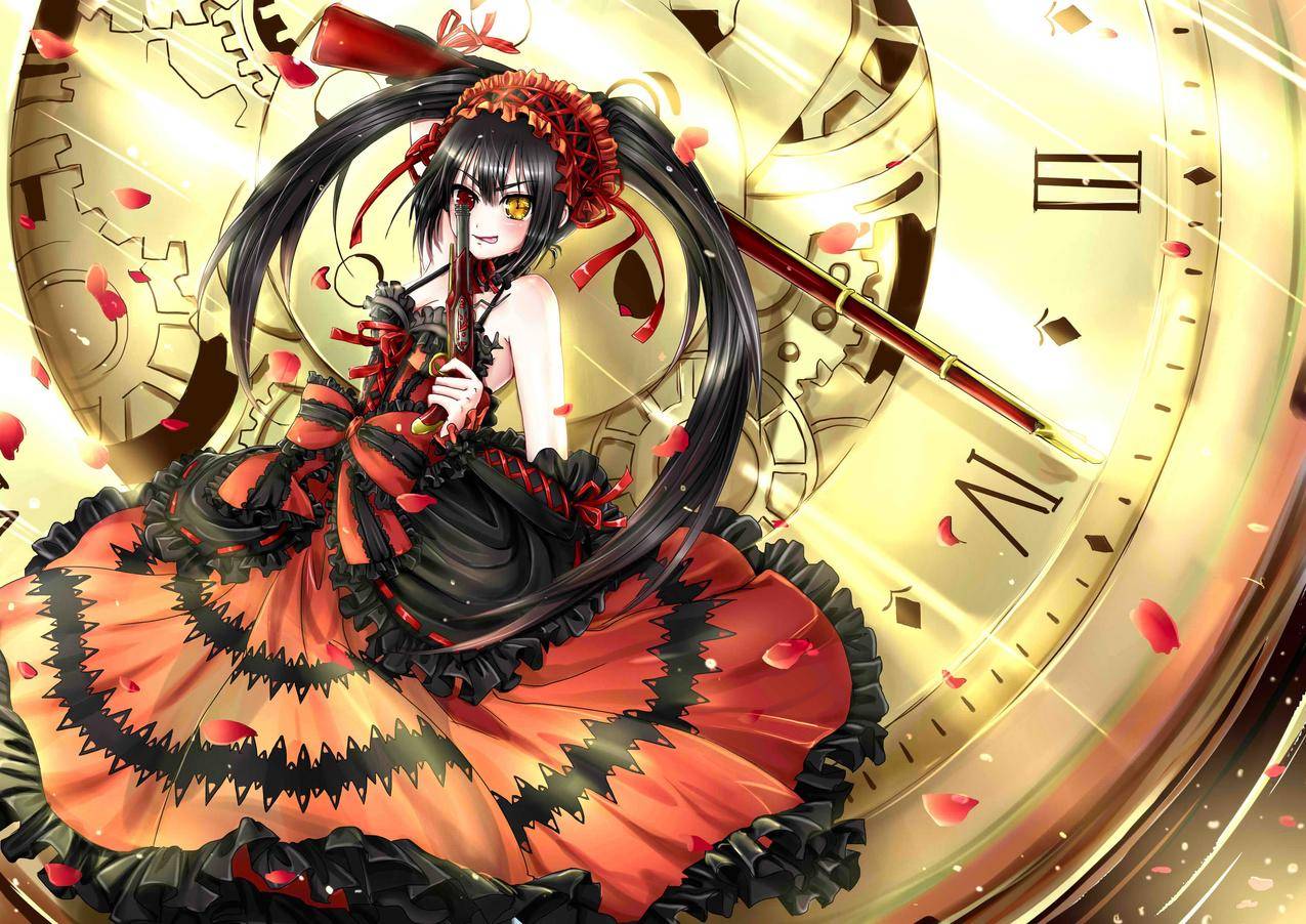 TokisakiKurumi,动漫,动画,枪支,艺术品,DateALive
