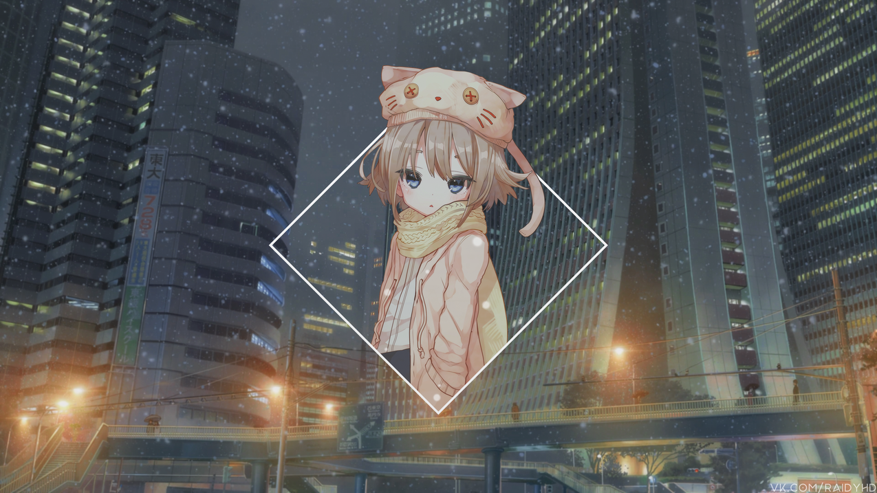 animegirls,动漫,子母画面