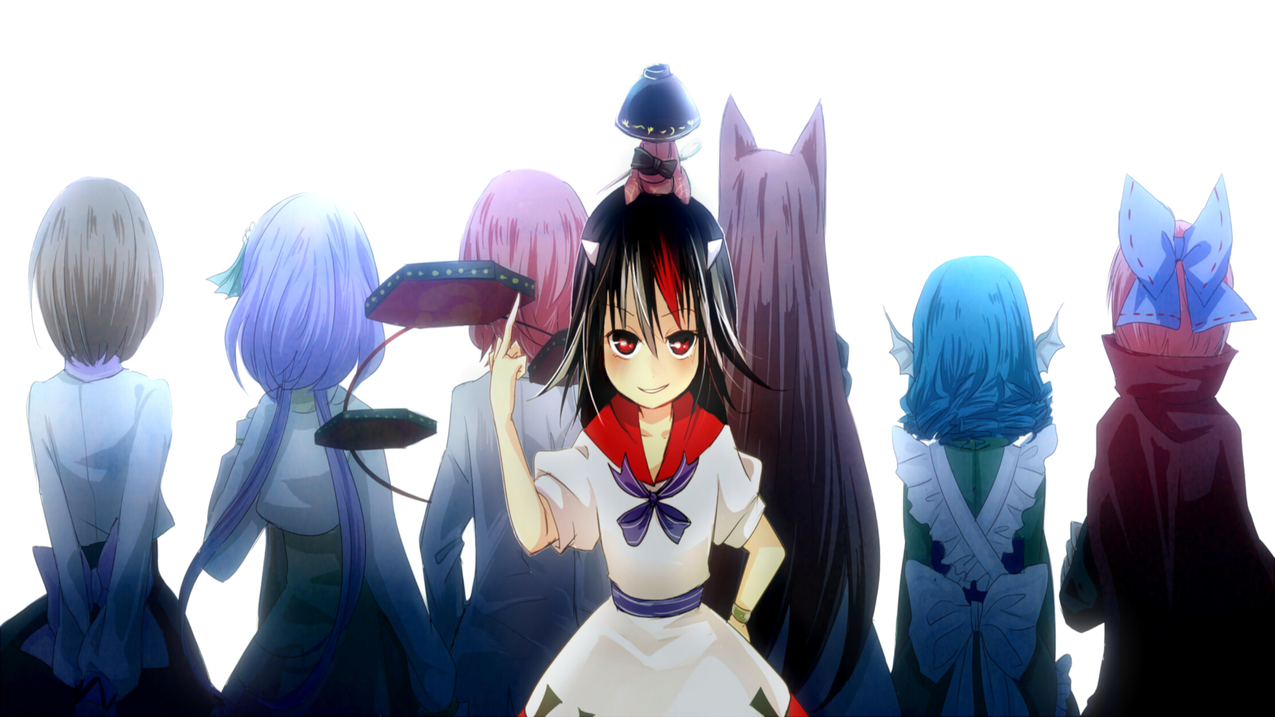 动漫,animegirls,东方,KijinSeija,HorikawaRaiko,ImaizumiKagerou,Sekibanki,shinmyoumarusukuna,TsukumoBenben,TsukumoYatsuhashi,Wakasagihime