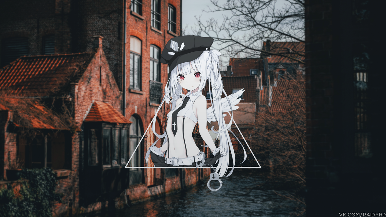 动漫,animegirls,子母画面
