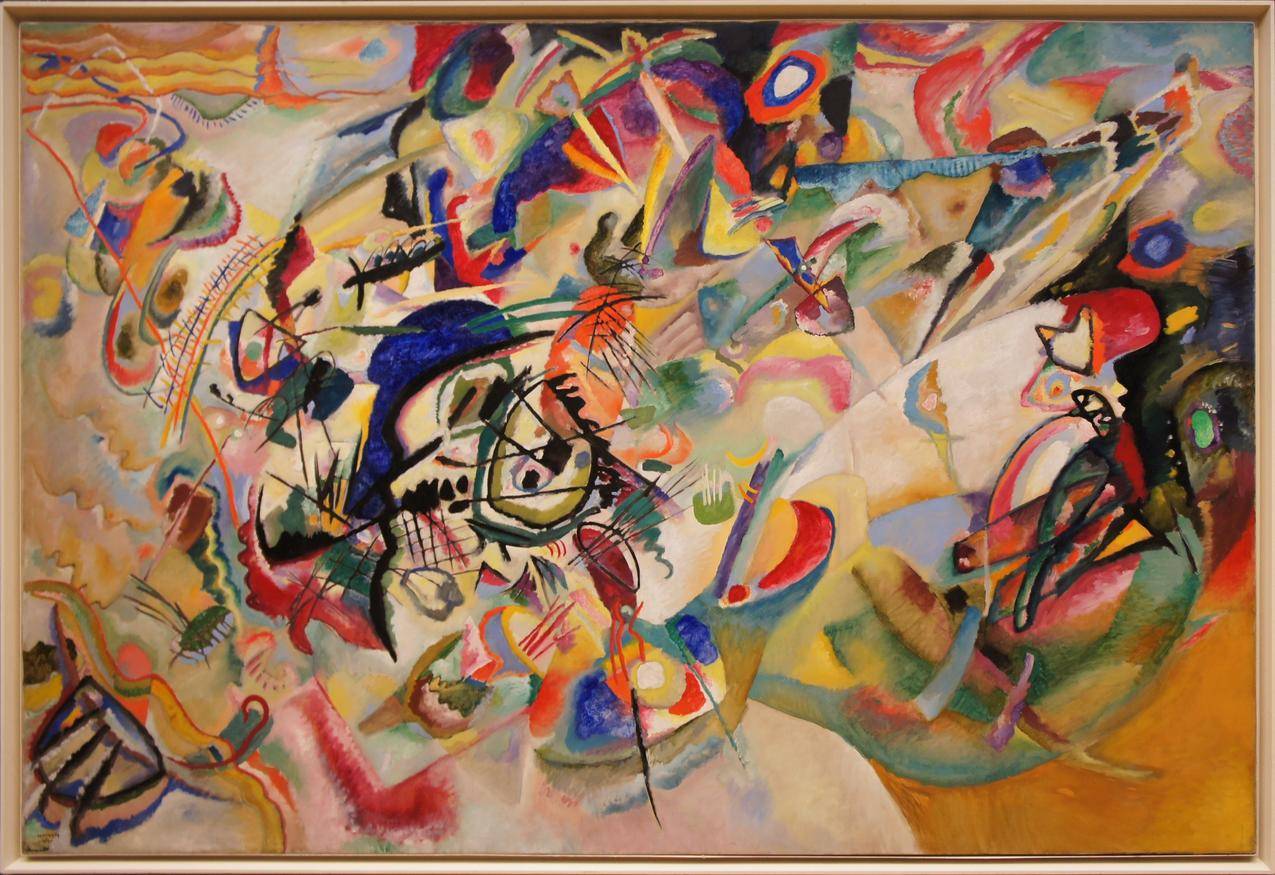 WassilyKandinsky,绘画,古典艺术,抽象,多彩