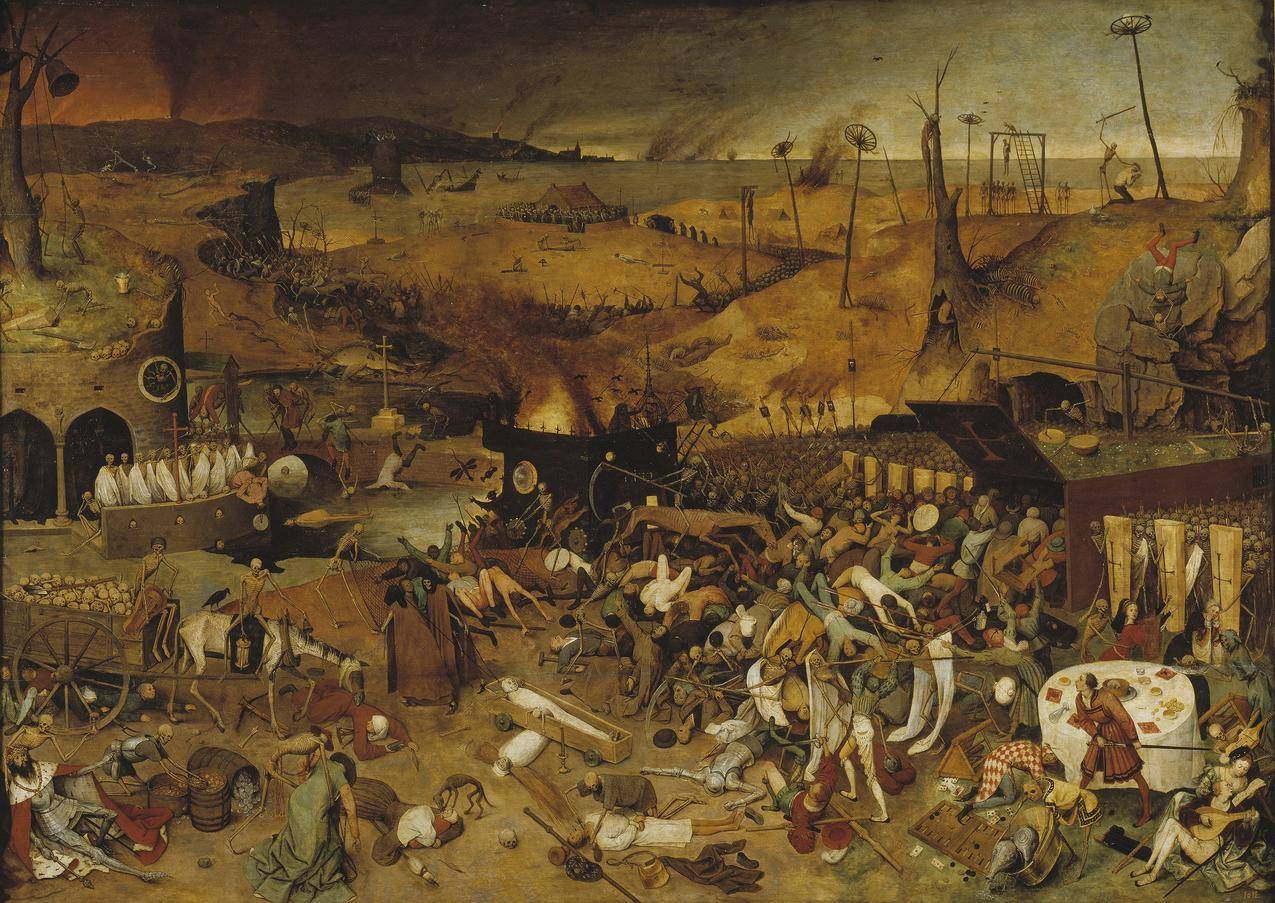 PieterBruegel,绘画,死亡,骷髅,古典艺术,死亡的胜利