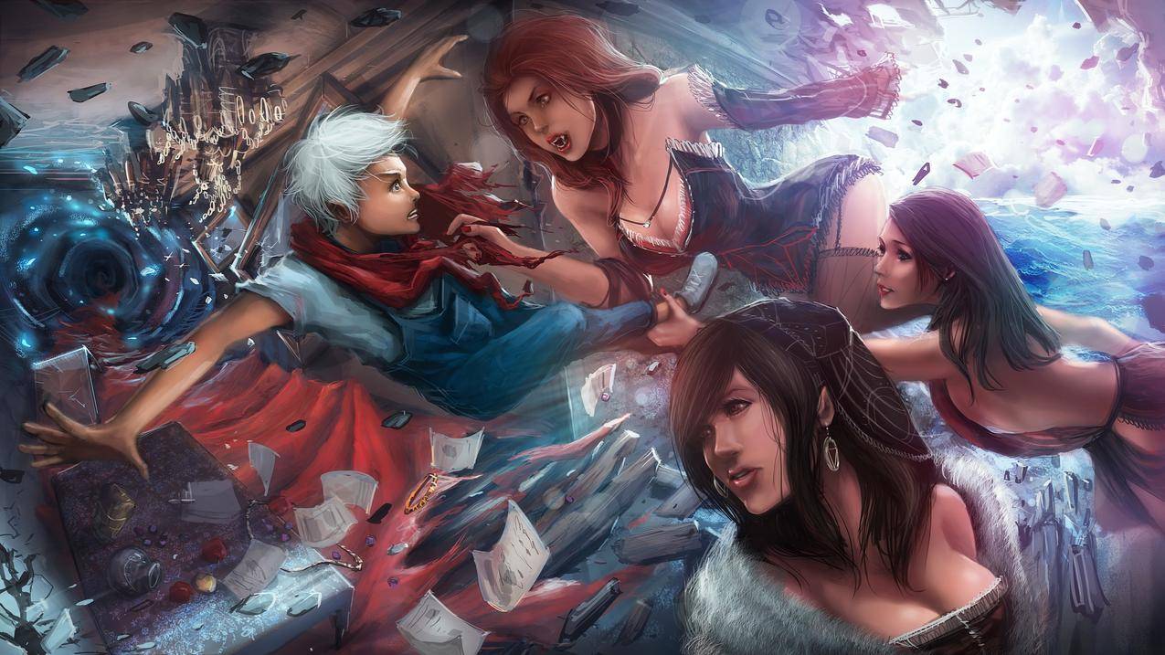 吸血鬼,工艺品,fantasyart