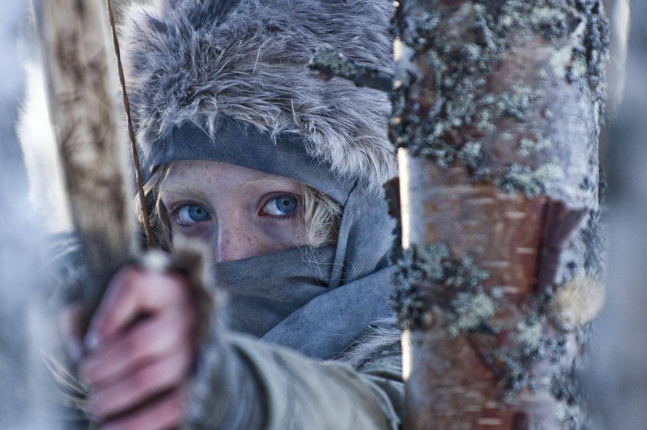 女人,名人,SaoirseRonan,女演员,蓝眼睛,射手,汉娜,电影,射箭