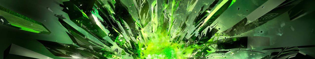 爆炸,水晶,NVIDIA,DigalART,多重显示