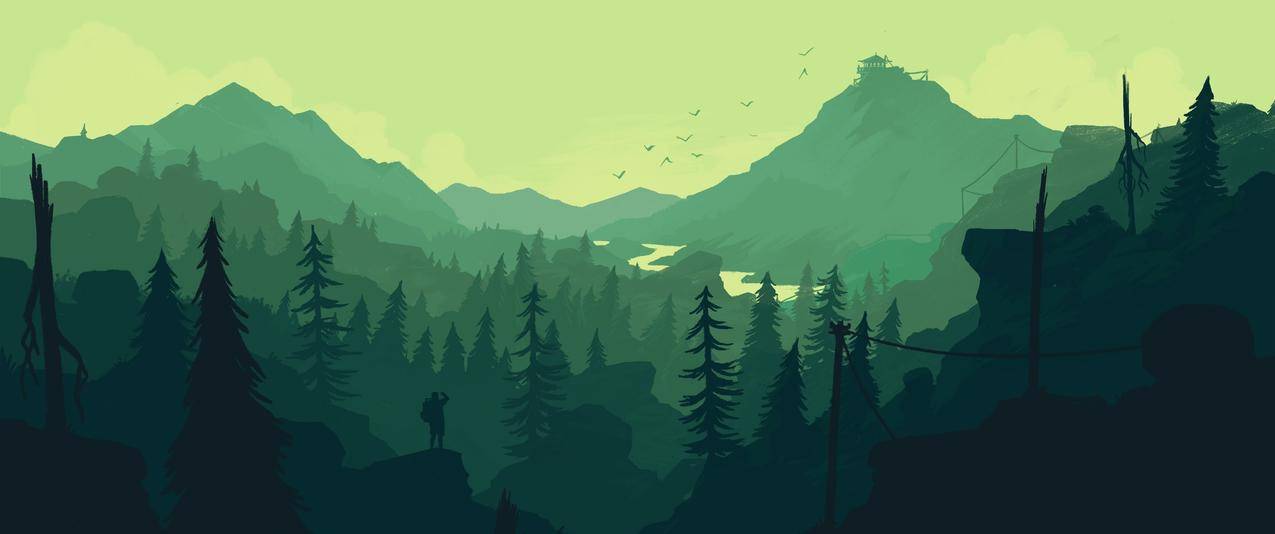 videogames,Firewatch,wood