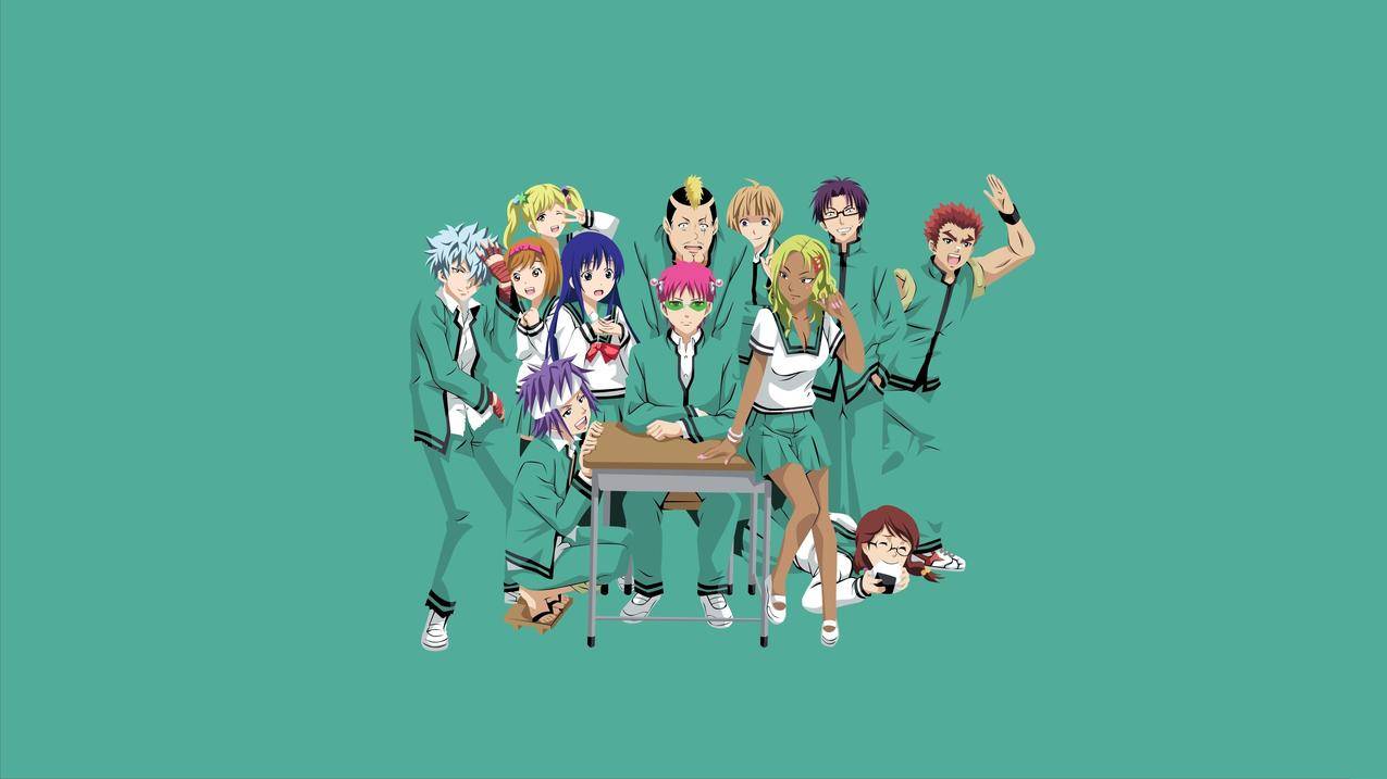 cabeloazul,cabelocolorido,Saiki,Kusuono,Psi-nan