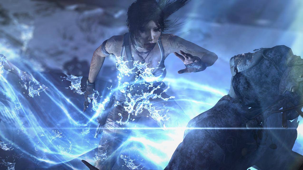 LaraCroft,TombRaider,截图,视频游戏