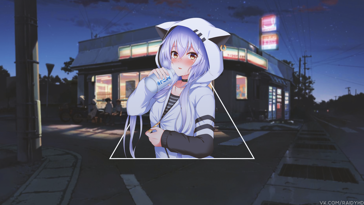 动漫,animegirls,子母画面