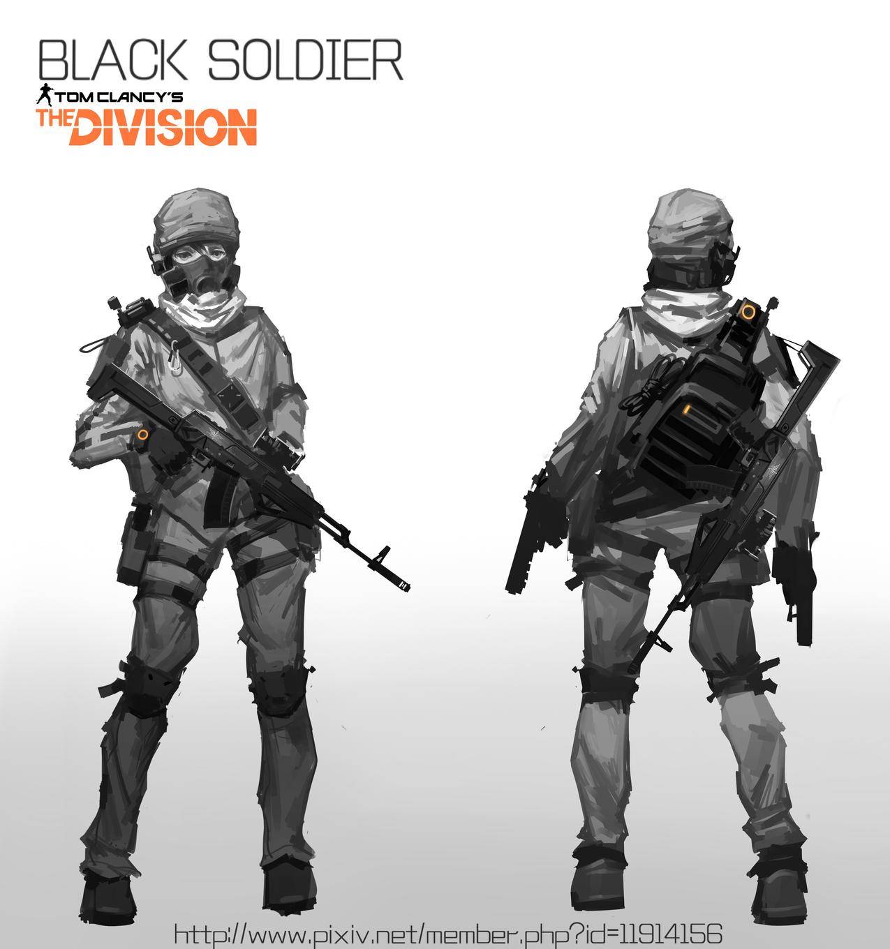 黑兵,动画,动画,武器,枪支,墓穴和039,分部,制服,视频游戏,AK12