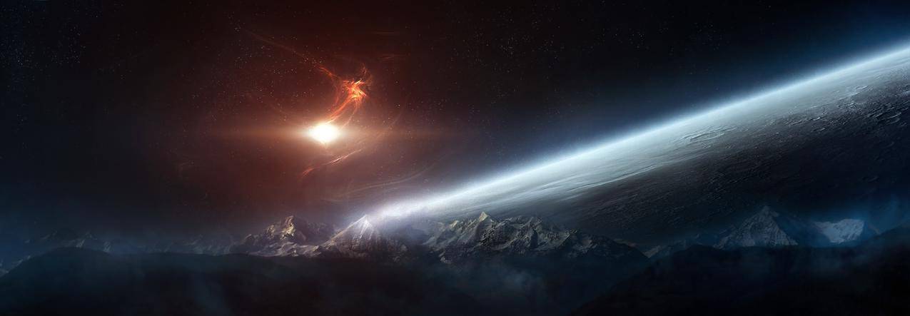 数字艺术,宇宙,行星