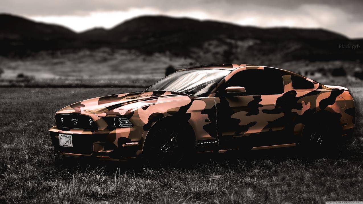 Ford,FordMustang,Army,Cououfl,Car