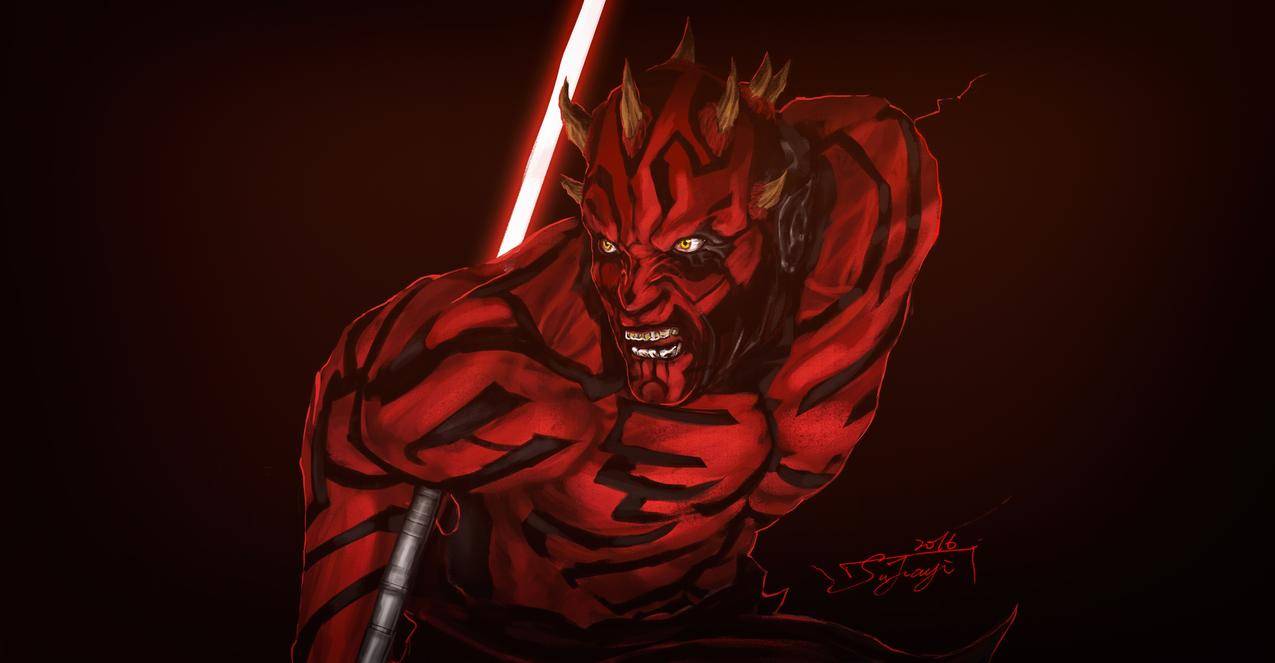 DarthMaul,星球大战,光剑,艺术品,西斯