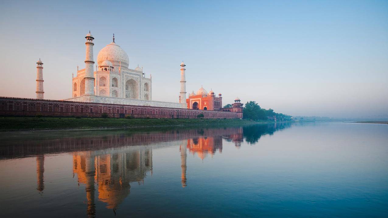 水,TajMahal,印度