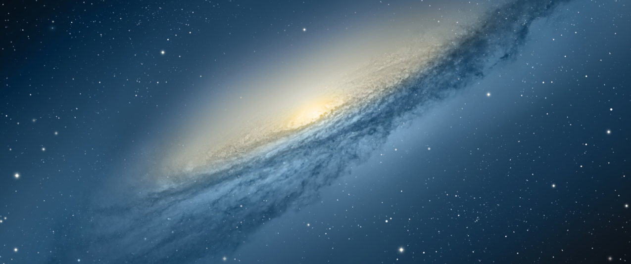 银河,太空,蓝色,星星,NGC3190
