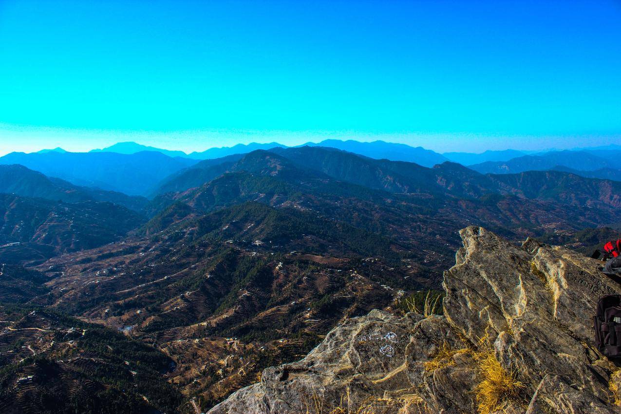 山,Himalayas,冬天,风景