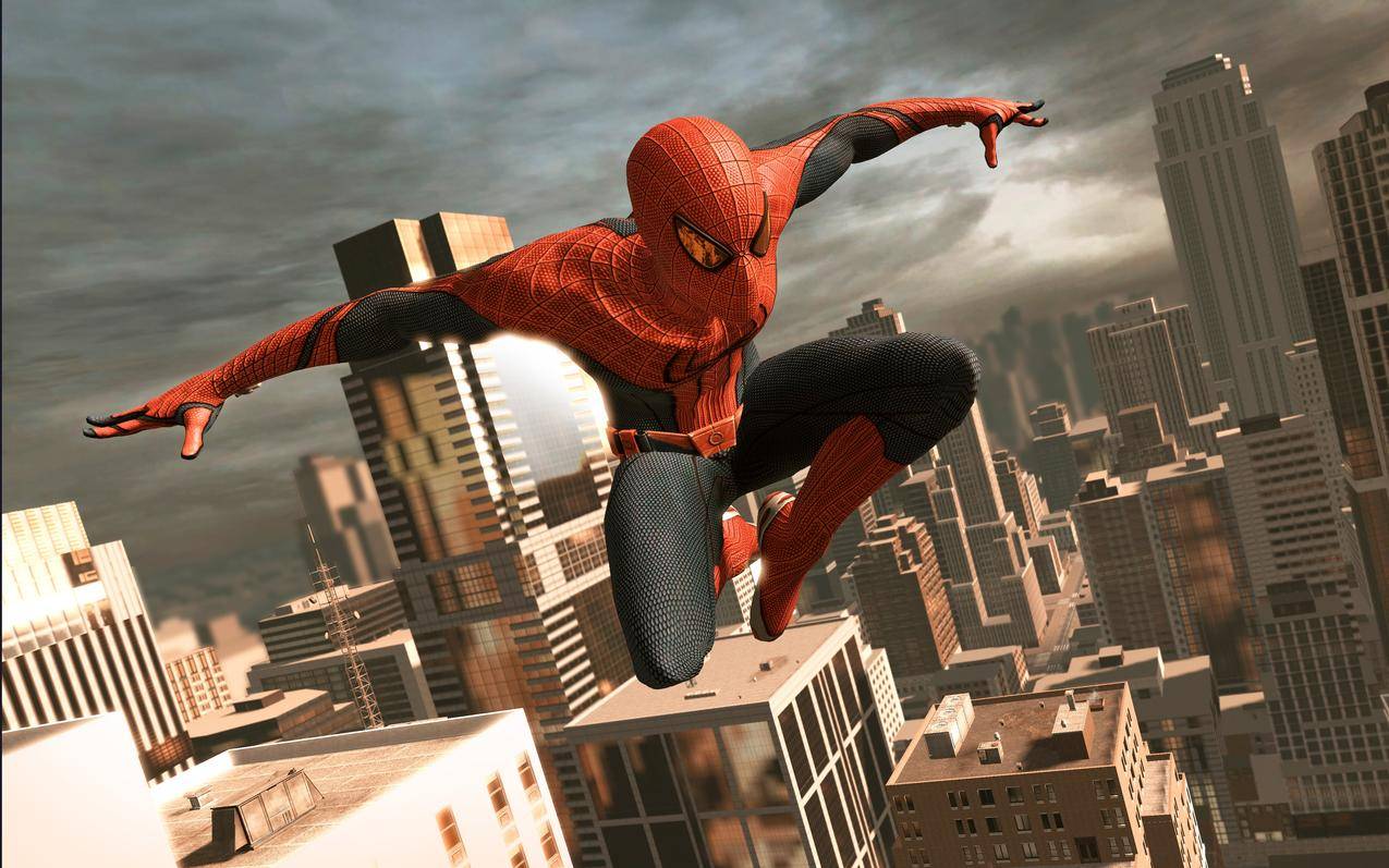 AmazingSpider,Man,视频游戏,城市,曼哈顿,纽约,超级英雄,MarvelComics