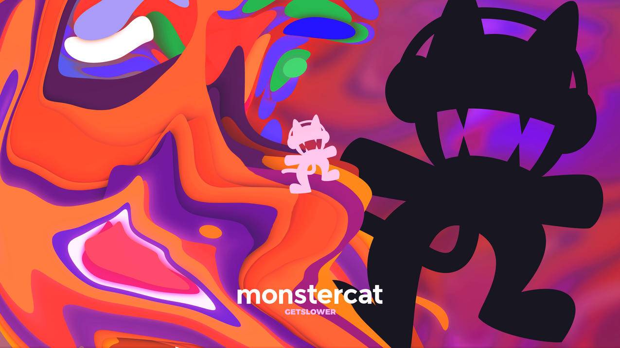 Monstercat,音乐,色彩艳丽,形状,动画,抽象