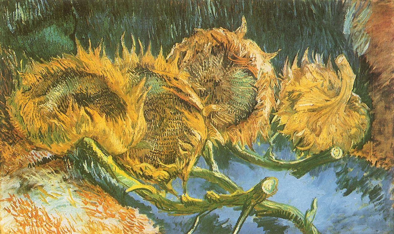 VincentvanGogh,艺术作品,向日葵,绘画,古典艺术