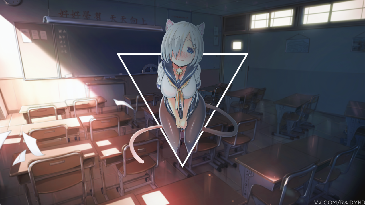 动漫,animegirls,子母画面