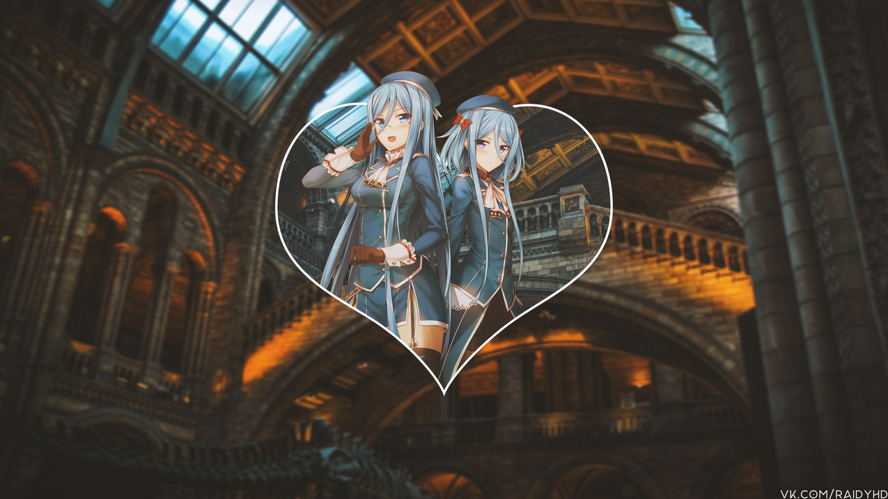 动漫,animegirls,子母画面