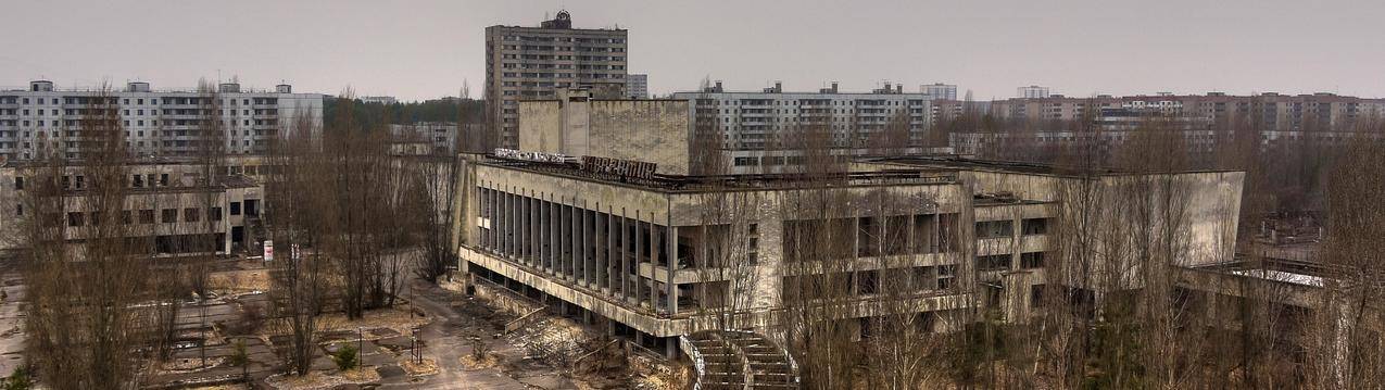 多重显示,普里皮亚特,乌克兰,废墟,被遗弃