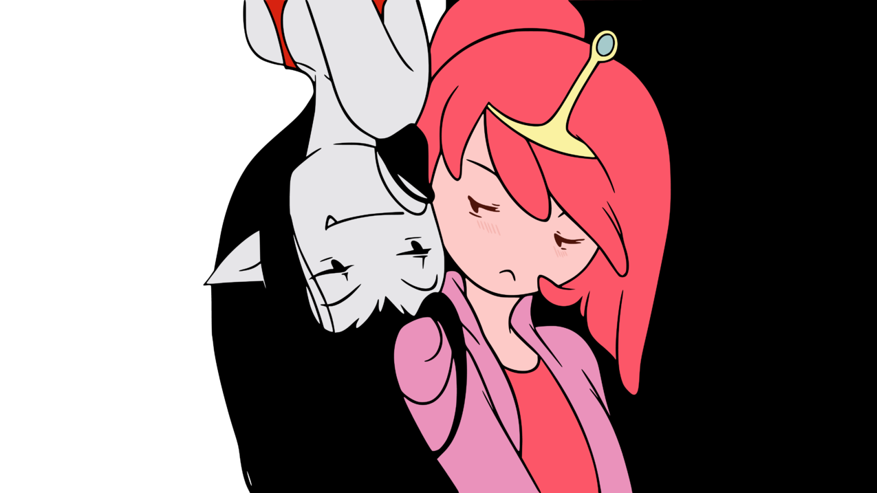 marcelinethevampirequeen,princessbubblegum,adventuretime,vectorart