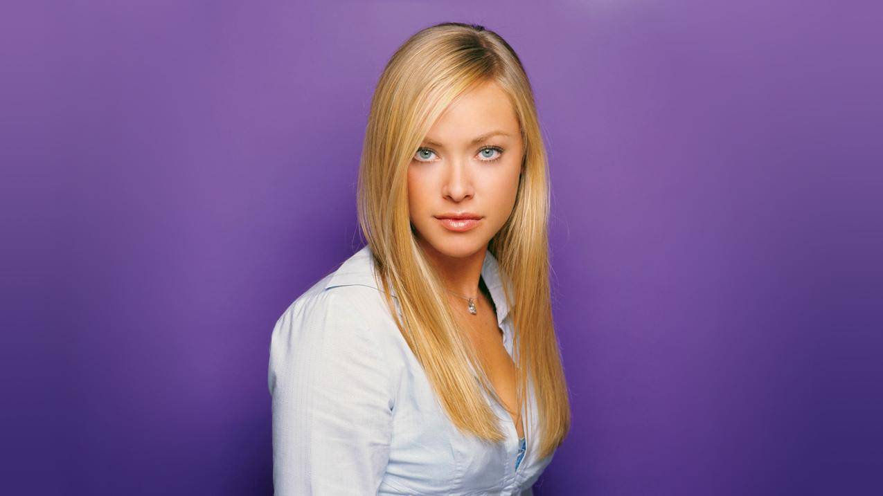 KristannaLoken,女演员,金发女郎,女人,衬衫,背景