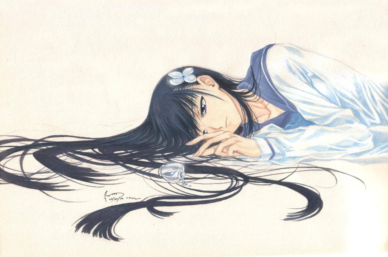 动漫,动漫,Sankarea,SankaRea,药水,绘画