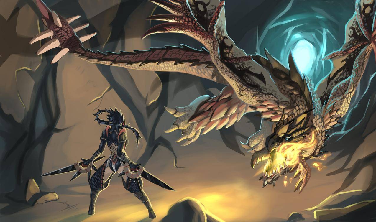 rathalos,monsterhunter,龙