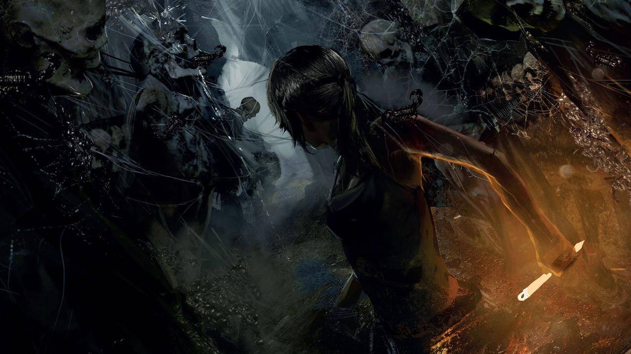 laracroft,riseofthetombraider,digitalart