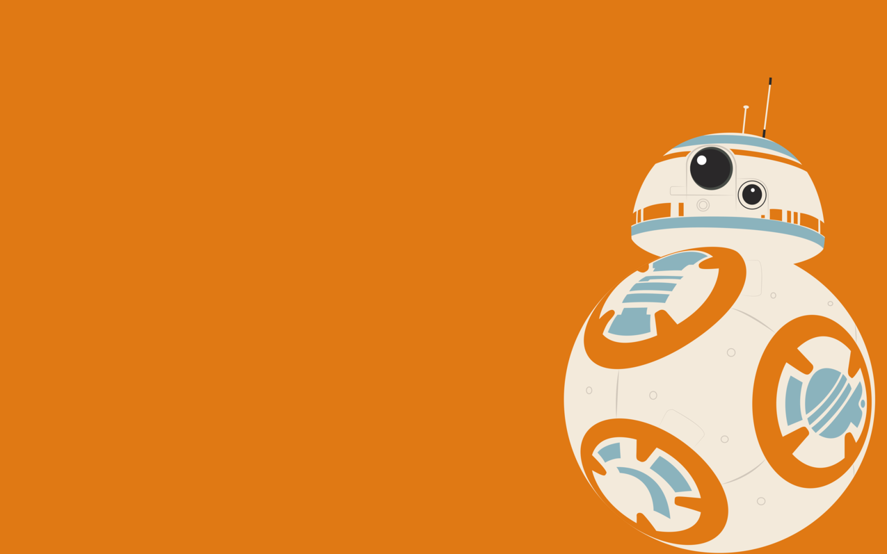 BB-8,星际大战,威力觉醒,星球大战,极简主义,机器人