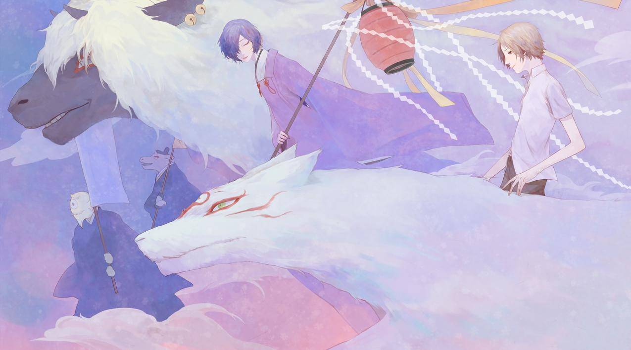 NatsumeYuujinchou,TakashiNatsume,Nyango,Sunsii,藤原湛增