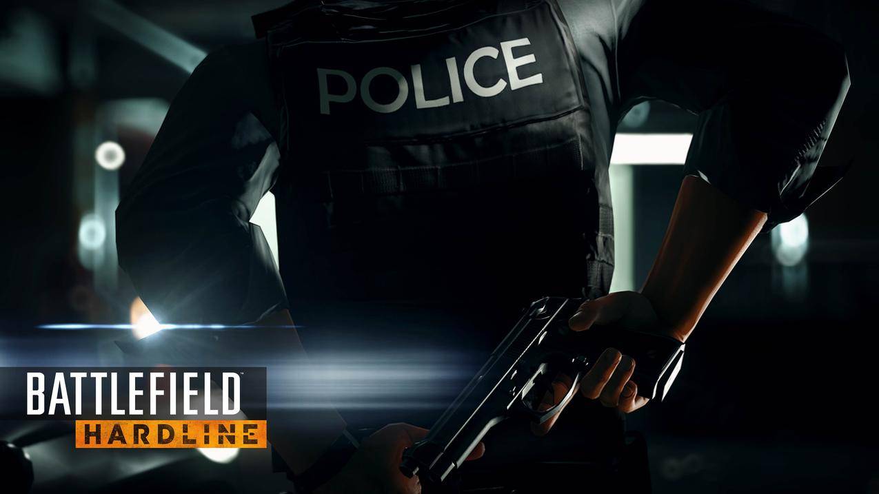 警察,BattlefieldHardline,视频游戏,枪