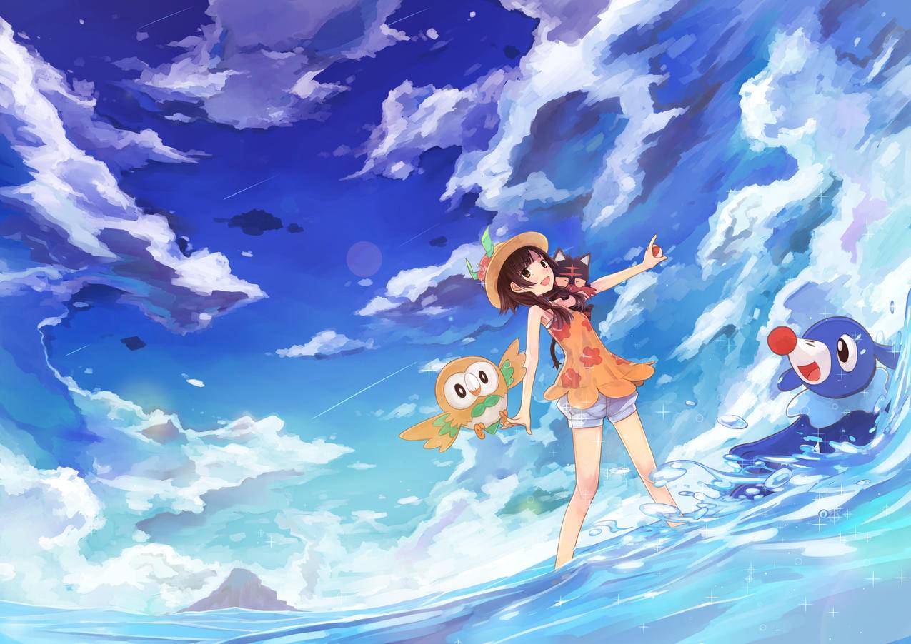动漫,animegirls,神奇宝贝