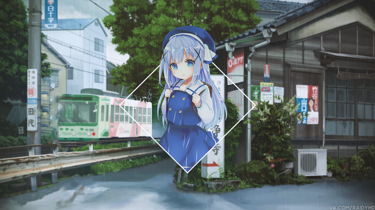 动漫,animegirls,子母画面,KafuuChino