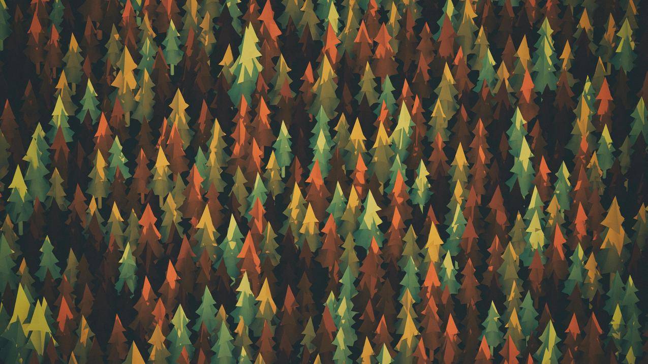 森林,自然,秋天,数字艺术