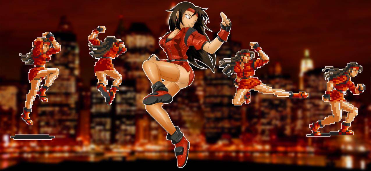 塞加,布莱兹菲尔丁,街舞,PixelART,视频游戏