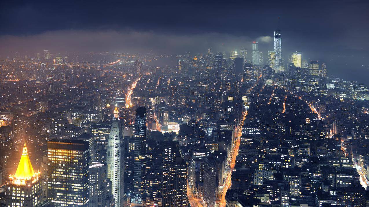 市newyorkcity天空,自然