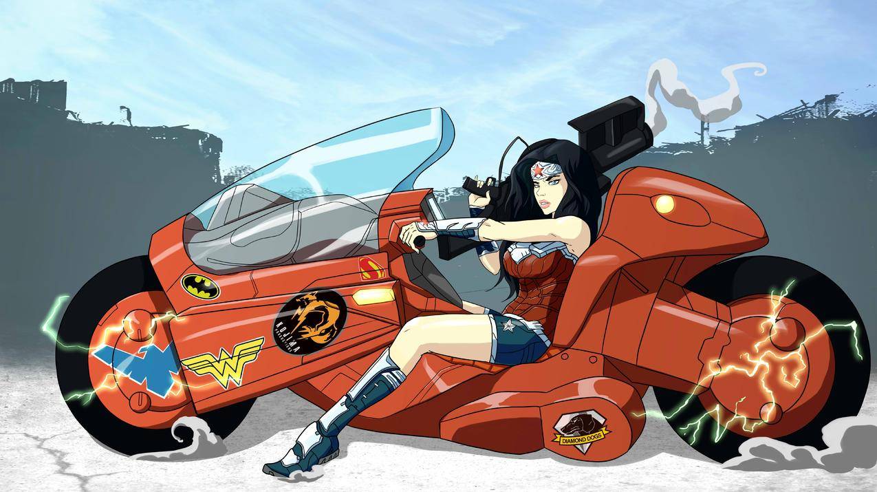 女巫,摩托车,阿基拉,DCComics