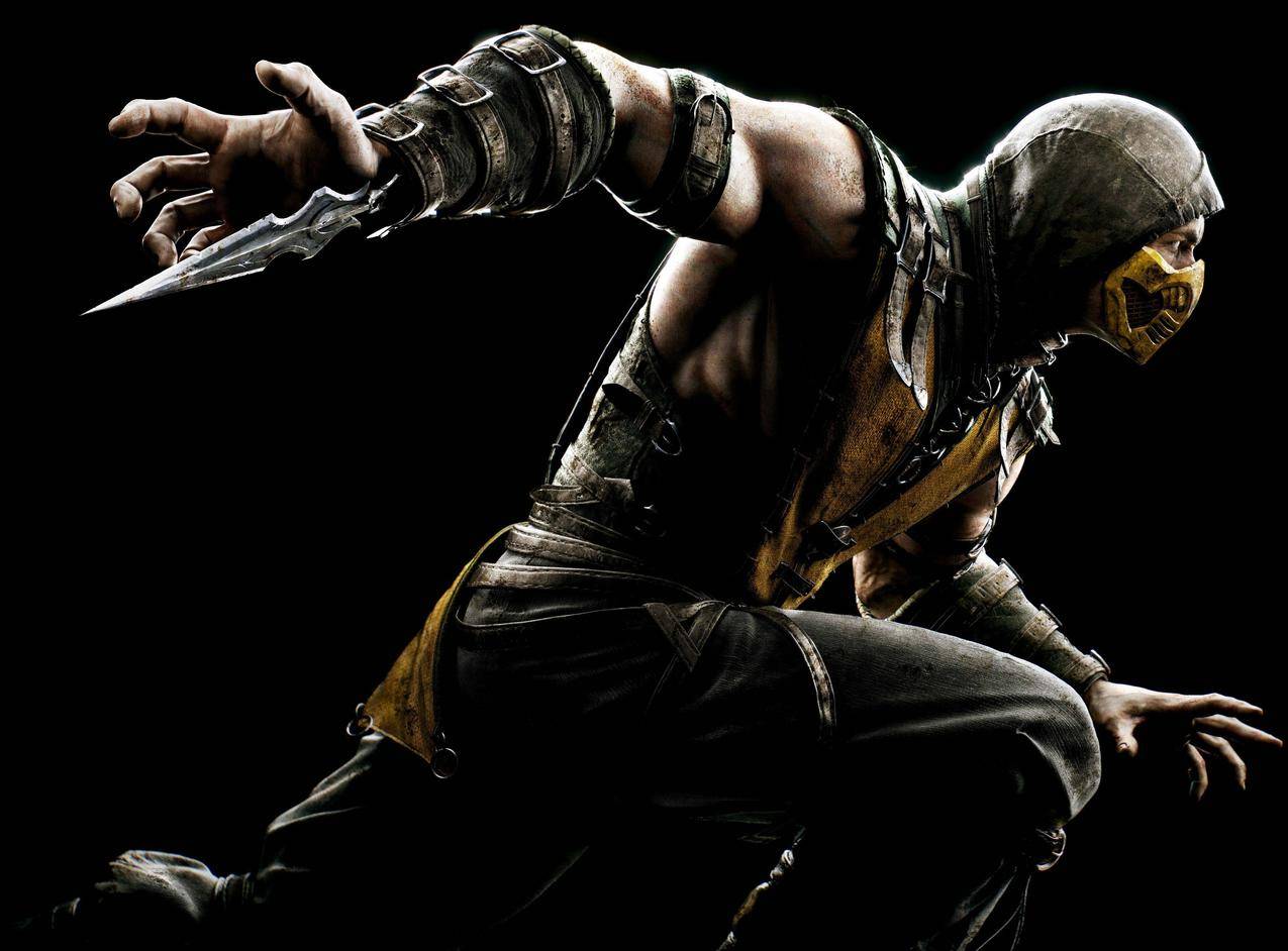 蝎子,角色,MalTalkOb蝙蝠,视频游戏,MortalKombatX