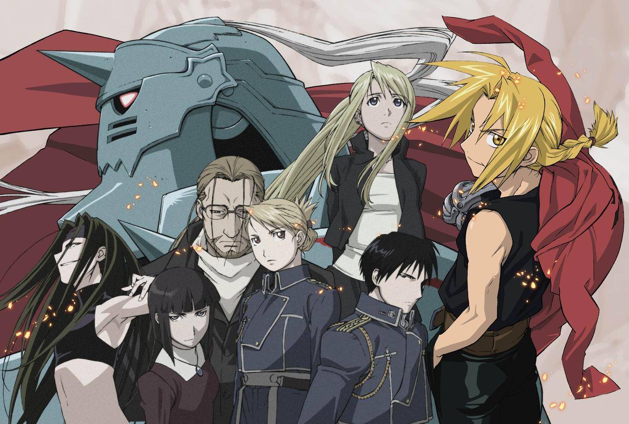 RoyMustang,全金属化学家,爱丽舍德,ElricAlphonse,RizaHawkeye,嫉妒,摇滚,动漫,动漫